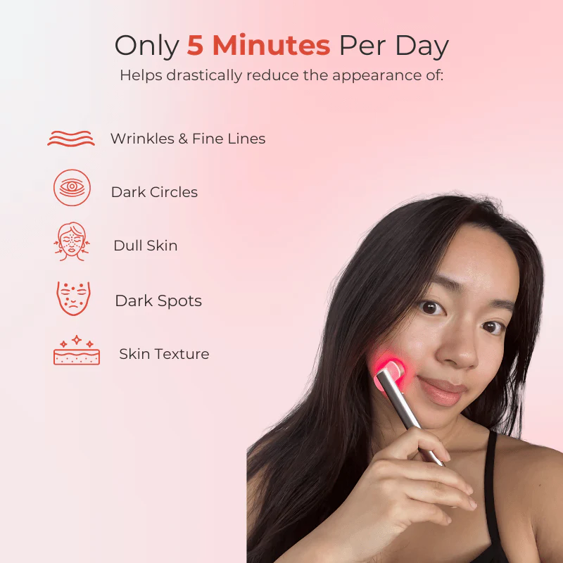 NovaGlow™ Red Light Therapy Wand - Image 3